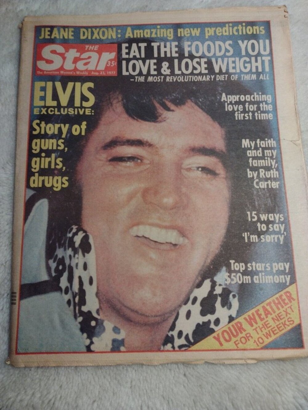 Star Magazine Aug 1977 Elvis Exclusive Cary Grant Killer Son Of Sam Jimmy Carter